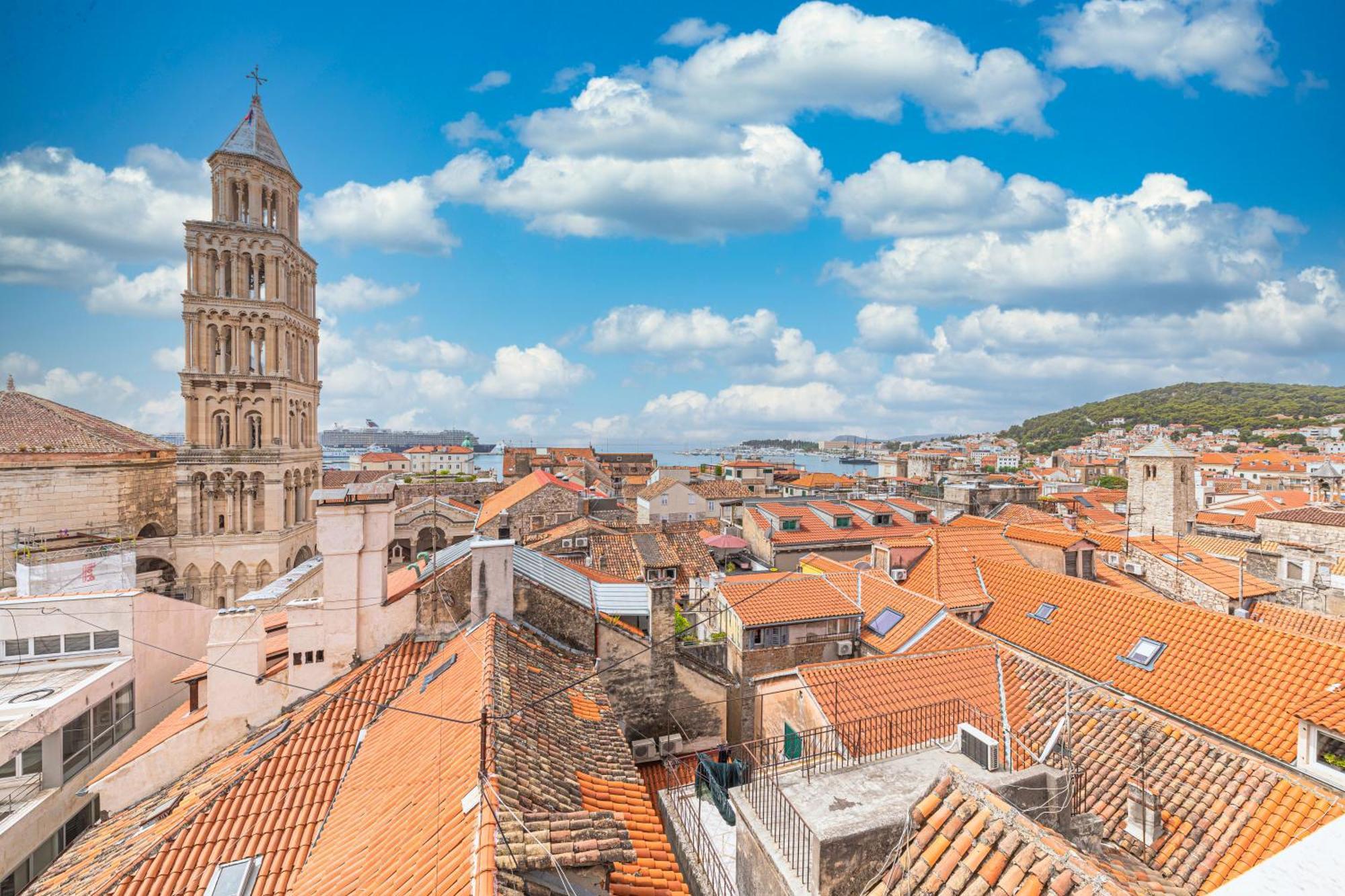Augubio Penthouse Apartment Split Bagian luar foto