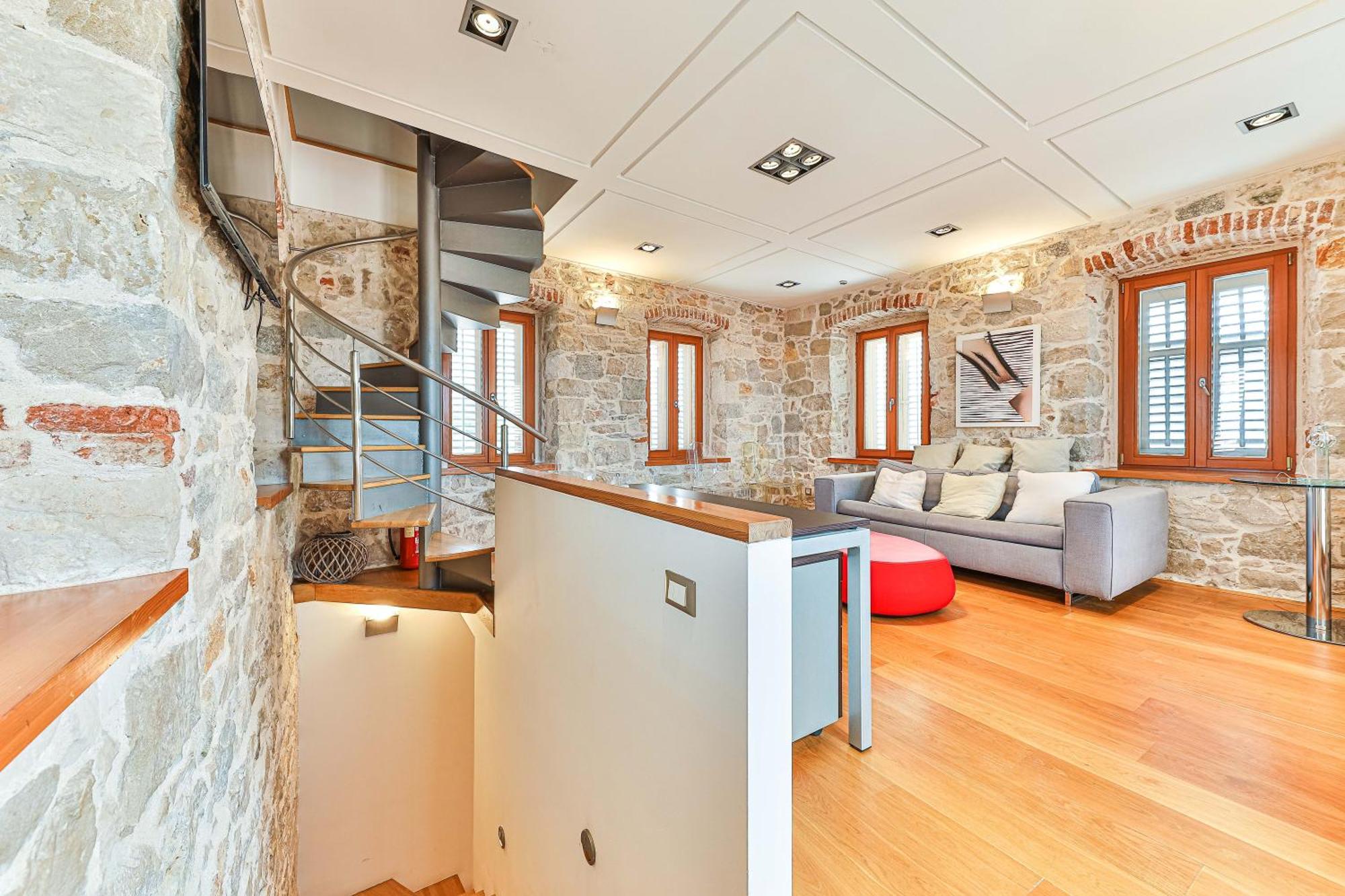Augubio Penthouse Apartment Split Bagian luar foto